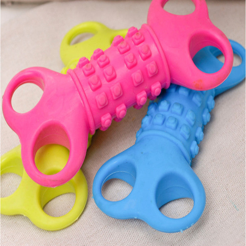 Silicone Bone Shape Chewing Toy Dog Pet